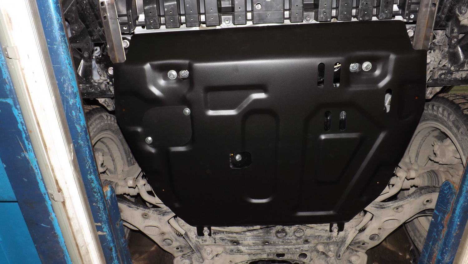 Защита Alfeco для картера и КПП Toyota RAV4 IV 2013-2019 (без пыльника). Артикул ALF.24.99st