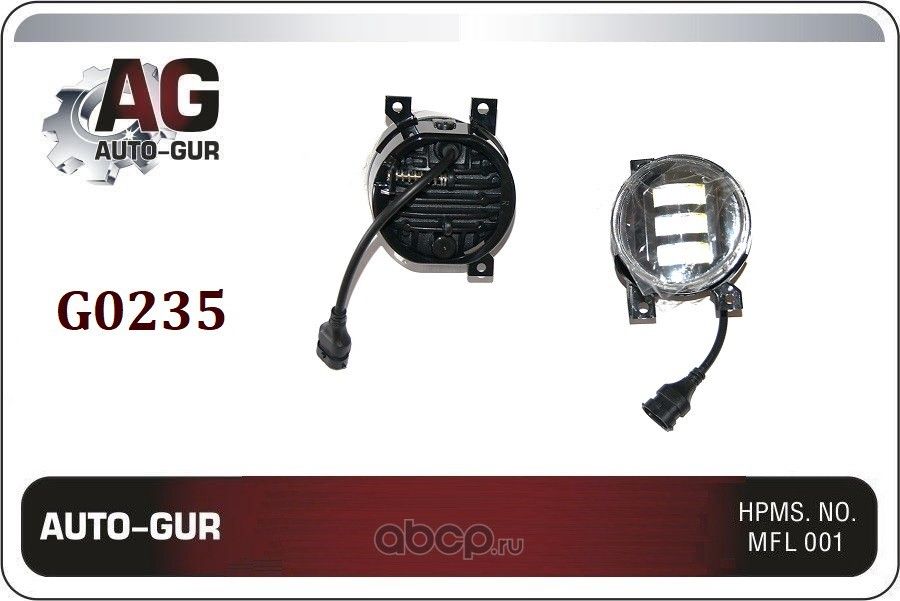 G0235_Фары ПТФ (2шт) светодиод Golf 5 03-09,Jetta 5 05-011,Multivan T5 09-015,,A (Auto-GUR). Артикул G0235