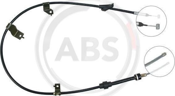 Трос ручника (тросик ручного тормоза) ABS. Артикул K13807