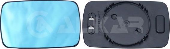 Зеркальное стекло бокового зеркала Alkar левое для BMW 5 III (E34) 1987-1996. Артикул 6431485