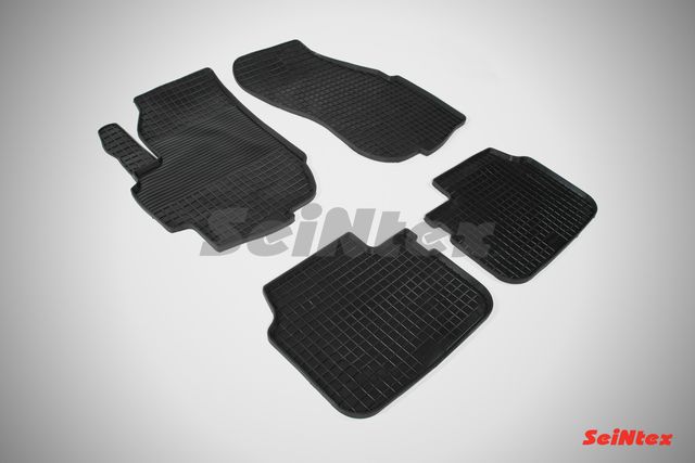 Коврики резиновые Seintex с узором сетка для салона Suzuki Liana 2001-2008. Артикул 00377