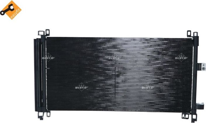 Радиатор кондиционера (конденсатор) NRF EASY FIT. Артикул 350433