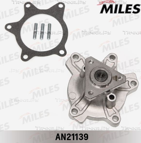 Помпа (водяной насос) Miles для Toyota Echo 1999-2005. Артикул AN21139