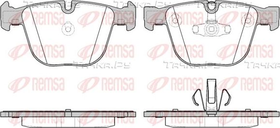 Тормозные колодки Remsa. Артикул 0892.20