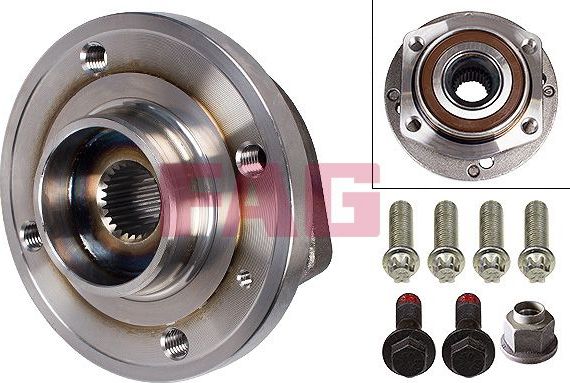 Ступичный подшипник (комплект) Fag передний для Volvo 850 1991-1993. Артикул 713 6600 30