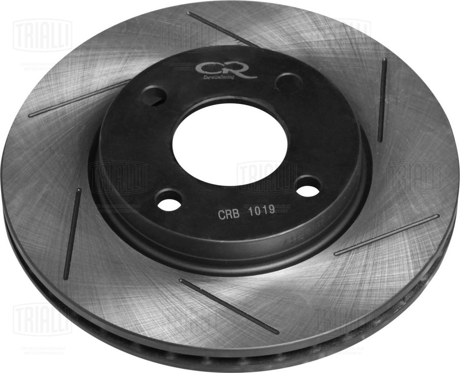 Диск торм. HighCarbon с тех.выт. перед. лев. для а/м Ford Fiesta (01-) (Trialli). Артикул CRB1019