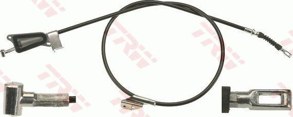 Трос ручника (тросик ручного тормоза) TRW. Артикул GCH224
