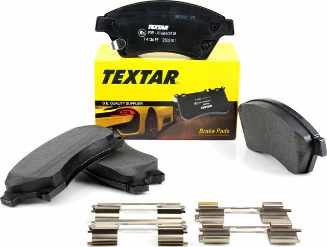 Тормозные колодки Textar Q+ передние для Chevrolet Aveo II 2011-2015. Артикул 2503101