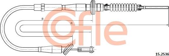Трос сцепления Cofle. Артикул 92.15.2536