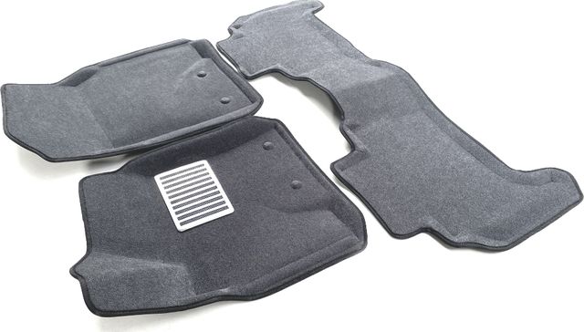 Коврики текстильные Euromat 3D Lux для салона Lexus LX570 2007-2012 Темно-серые. Артикул EM3D-005118G