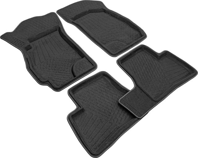 Коврики Rezkon 3D Evaplast для салона Hyundai Accent II 2001-2010. Артикул 4520010100