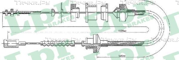 Трос сцепления LPR для Fiat Ducato II 1994-2002. Артикул C0057C