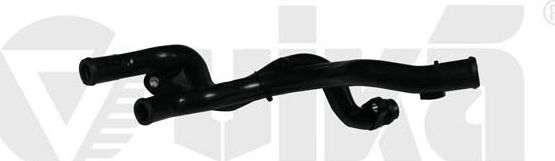 Патрубок радиатора (системы охлаждения) Vika (полимерный материал). Артикул 11211873401