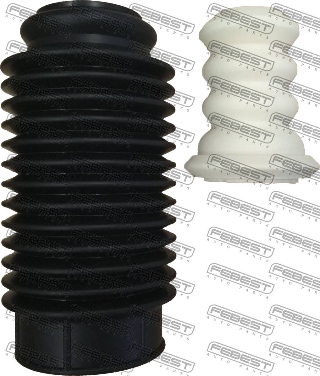Комплект отбойников и пыльников амортизаторов (стоек) Febest (полимерный материал). Артикул TSHB-20-PP