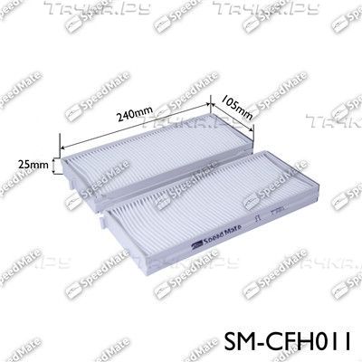 Салонный фильтр SpeedMate. Артикул SM-CFH011