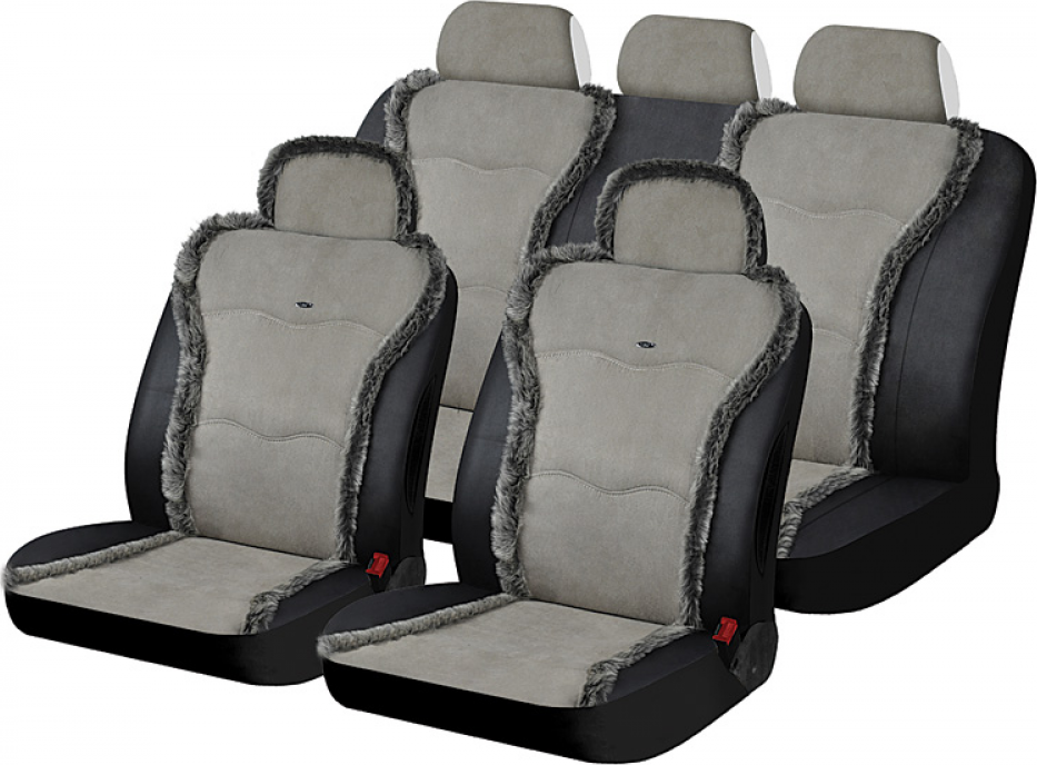Чехлы универсальные Hadar Rosen Sensation облегченные на сидения авто, цвет Серый. Артикул 10458