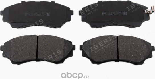 Колодки тормозные передние (Iberis). Артикул IB153180