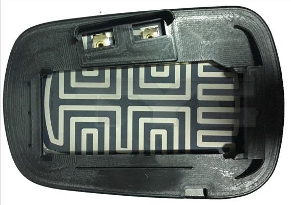 Зеркальное стекло бокового зеркала TYC правое для Ford Fiesta V 2001-2010. Артикул 310-0023-1