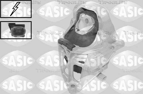 Опора (подушка) двигателя Sasic левая верхняя для Audi A4 allroad V (B9) 2016-2026. Артикул 2706628