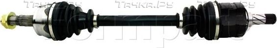 Полуось (привод в сборе, приводной вал) Formpart передняя левая для Opel Corsa D 2006-2014. Артикул 20380001/S