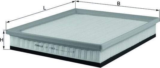 Воздушный фильтр Mahle-Knecht. Артикул LX 1583