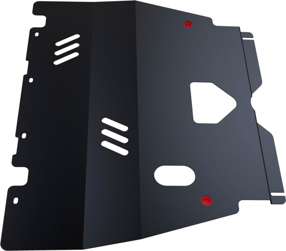 Защита АвтоБРОНЯ для картера и КПП Peugeot 206 I рестайлинг 2006-2013. Артикул 111.04301.1