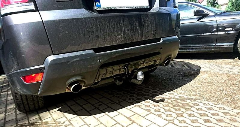 Фаркоп Steinhof для Land Rover Range Rover Sport II 2013-2026. Быстросъемный крюк. Артикул L-117