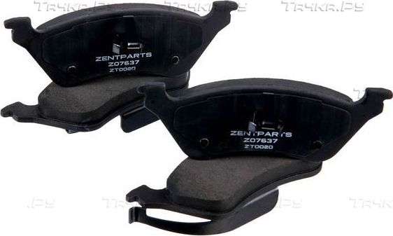 Тормозные колодки Zentparts. Артикул Z07637