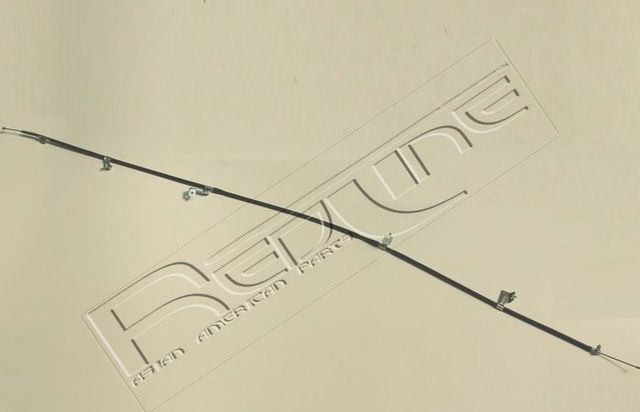 Трос ручника (тросик ручного тормоза) RED Line левый для Nissan Navara D40 2005-2015. Артикул 49NI065