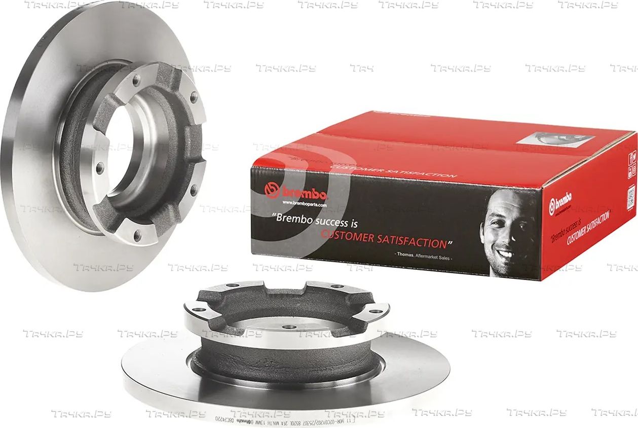 Тормозной диск Brembo PRIME LINE задний для Ford Transit Custom I 2012-2026. Артикул 08.C242.20
