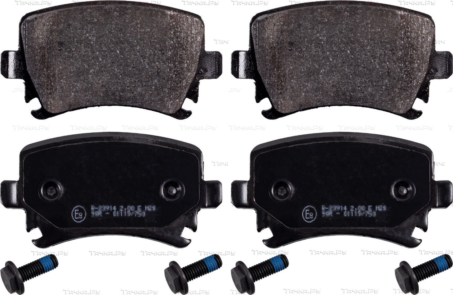 Тормозные колодки Blue Print задние для Audi A6 III (C6) 2004-2011. Артикул ADV184205