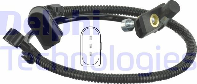 Датчик положения коленвала Delphi для SEAT Inca I 2000-2003. Артикул SS11084
