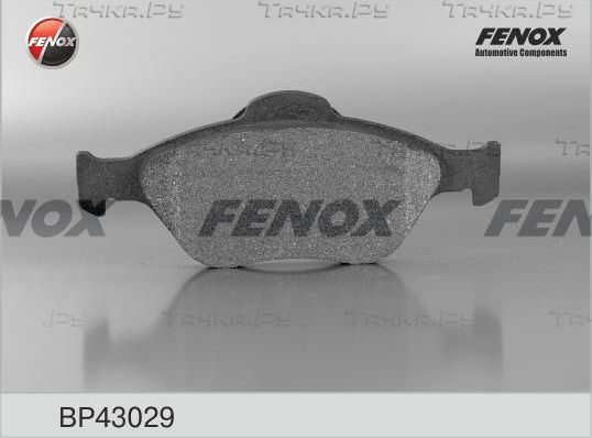 Тормозные колодки Fenox передние для Mazda 2 II (DE) 2007-2015. Артикул BP43029