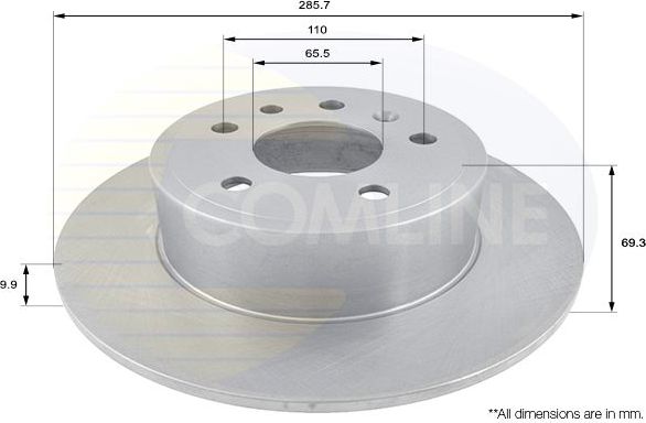 Тормозной диск Comline Comline. Артикул ADC1122