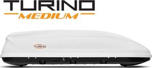 Автомобильный бокс PT Group Turino Medium аэродинамический белый (460 л, 191х79х46 см). Артикул 00001740