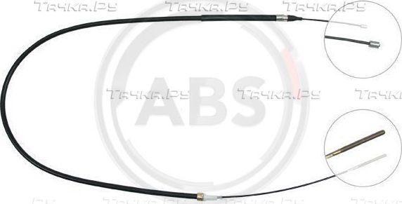 Трос ручника (тросик ручного тормоза) ABS. Артикул K10021