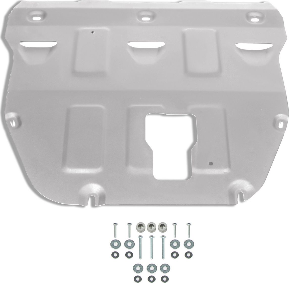 Защита алюминиевая Rival для картера и КПП Hyundai Sonata VIII DN8 2019-2026. Артикул 333.2383.1
