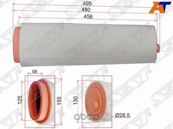 Фильтр воздушный BMW X3 E83 03-10X5 E53 00-06 X5 (SAT). Артикул ST13712247444