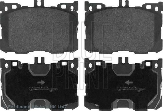 Тормозные колодки Blue Print. Артикул ADU174241