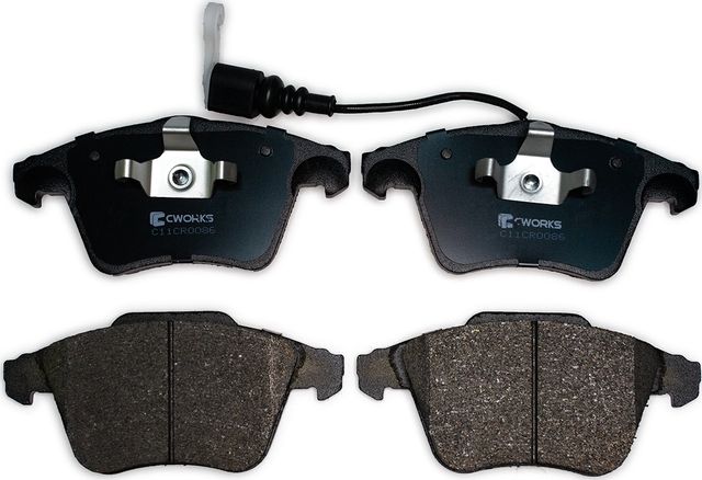 Тормозные колодки Cworks передние для Volkswagen Transporter T5 2003-2015. Артикул C11CR0086