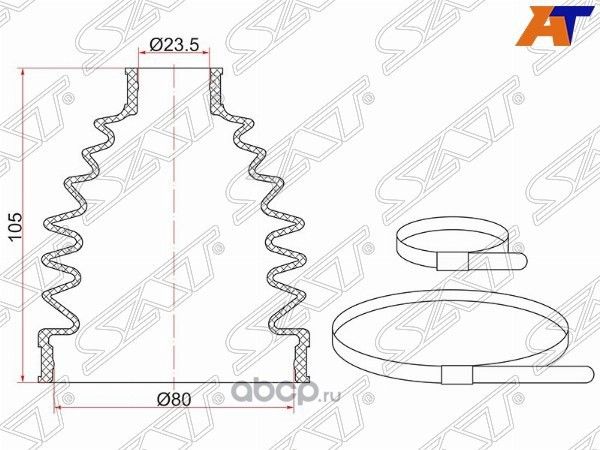 ПЫЛЬНИК НАРУЖНИЙ MAZDA CX-5 BKFD-020 (SAT). Артикул BKFD020