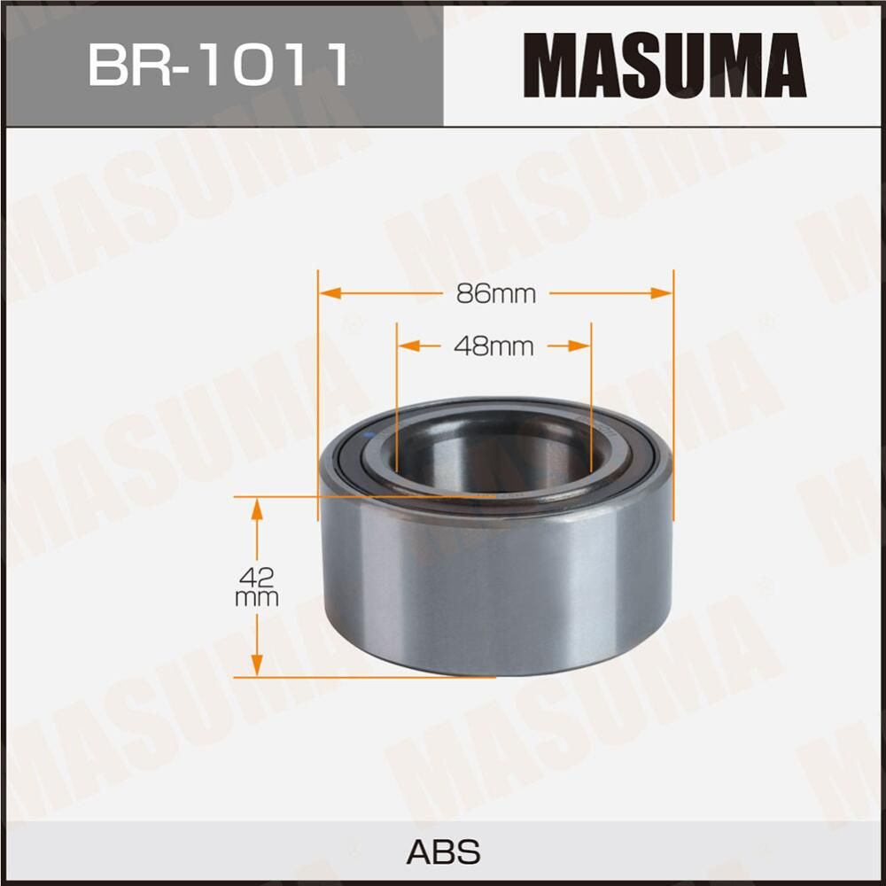 Подшипник ступичный MASUMA, HONDA ACCORD / CL7 front Masuma. Артикул BR1011