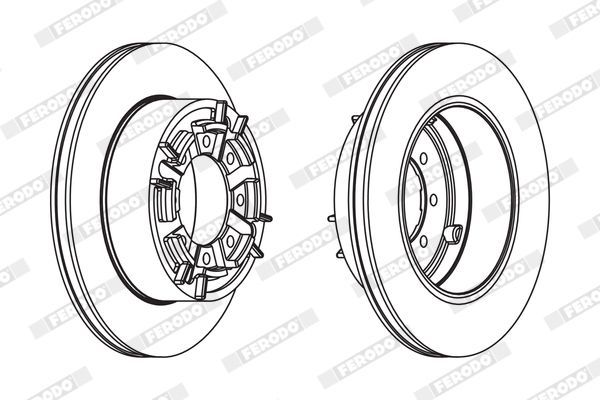 Тормозной диск Ferodo Premier. Артикул FCR140A