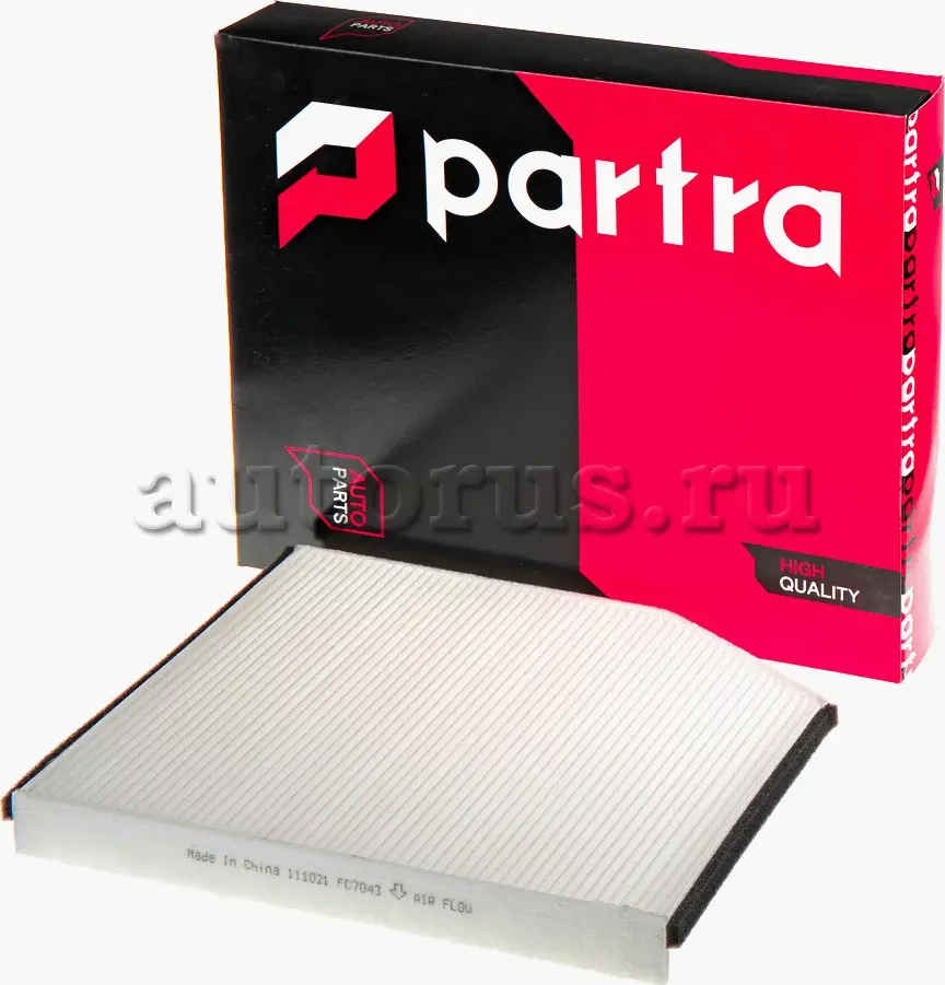 Фильтр салона стандарт (Partra). Артикул FC7043