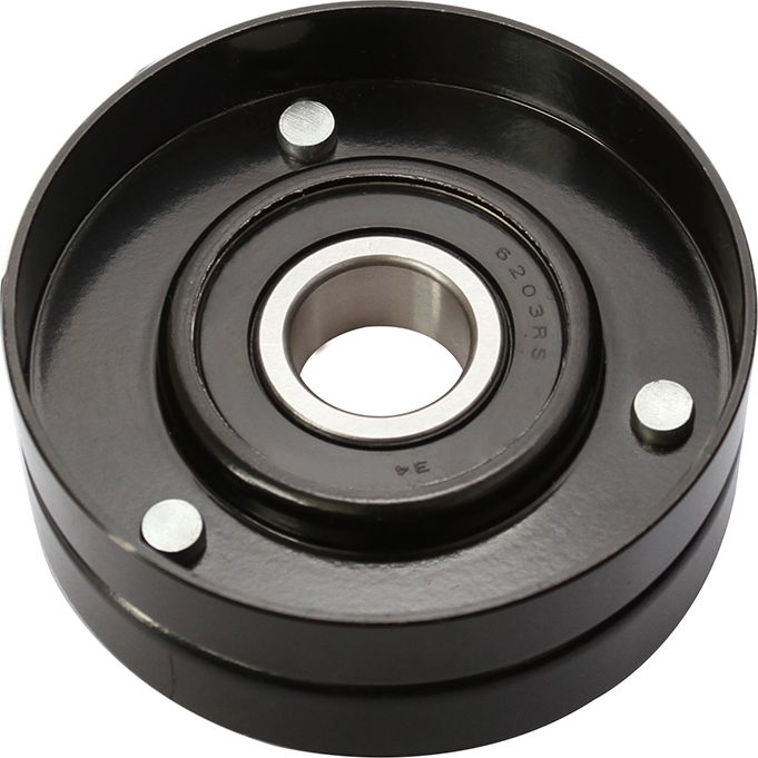 Натяжной ролик (натяжитель) приводного поликлинового ремня Miles (Металл). Артикул AG03335