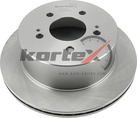 Диск торм. зад. вент.[303x18] 5 отв. (min 2 шт) (Kortex). Артикул KD0512