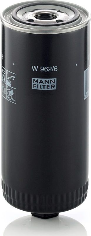 Масляный фильтр Mann-Filter для Fendt Vario 2010-2026. Артикул W 962/6