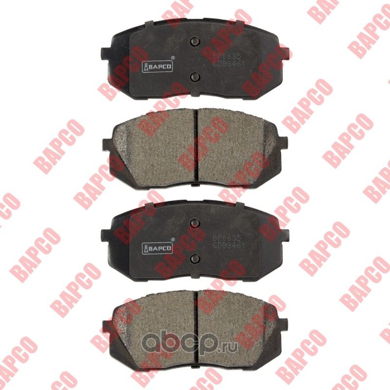 Колодки тормозные дисковые пер. HYUNDAI ix35 10-, KIA SPORTAGE 10-, (Bapco) Bapco. Артикул BP0635