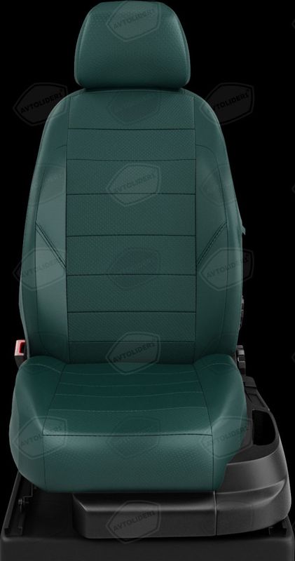 Чехлы Автолидер на сидения для Hyundai Elantra (XD) III седан Корея 2000-2010, цвет Зеленый. Артикул HY15-0502-EC35