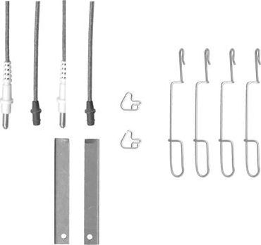Комплектующие, колодки дискового тормоза Bosch. Артикул 1 987 474 320